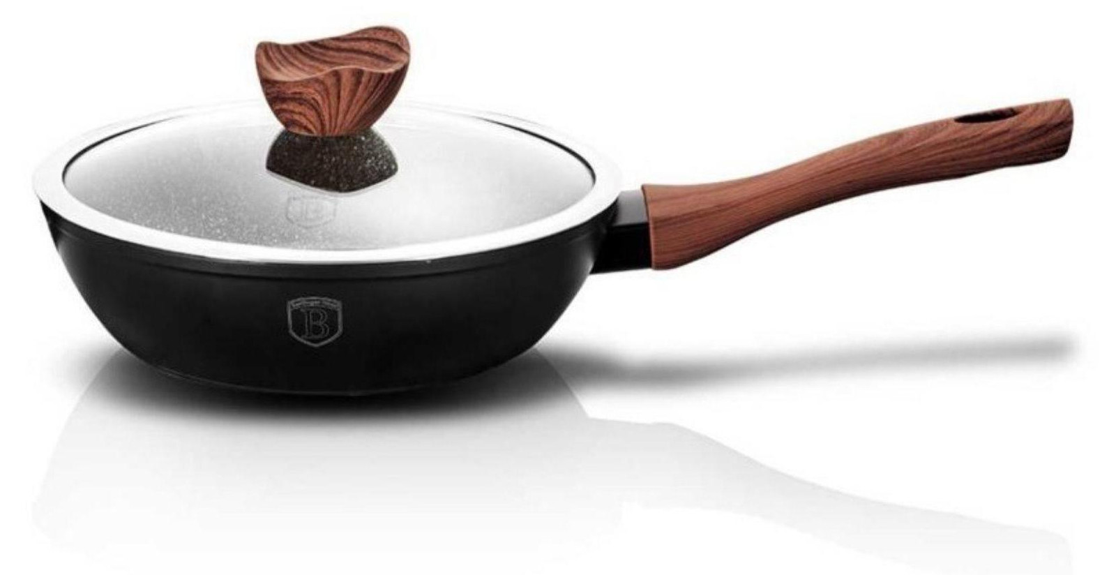 Berlinger Haus granieten koekenpan Ebony Rosewood 24 cm
