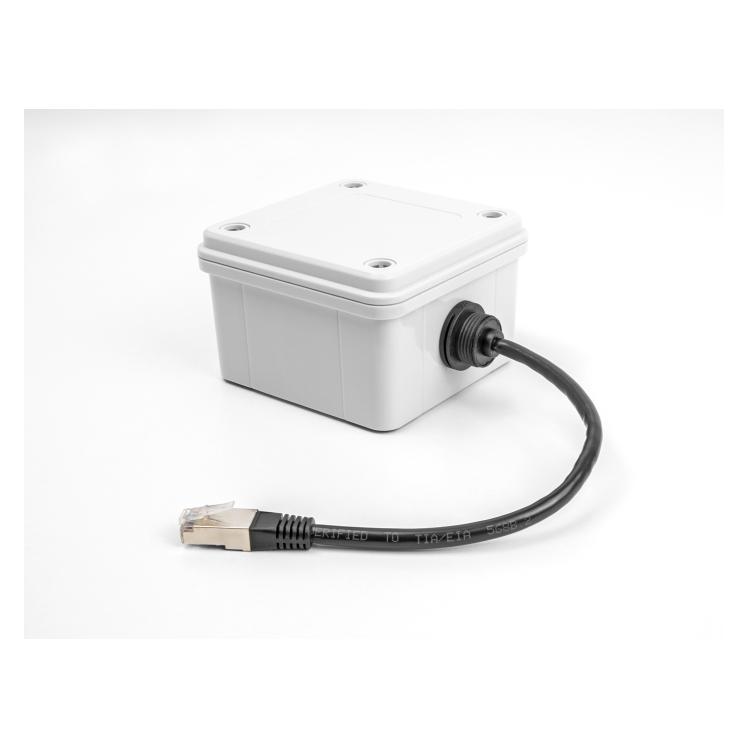 Delock Kabel RJ45 Stecker zu RJ45 Buchse Cat.6A zum Einbau m (STP, CAT6a, 0.25 m) (88146)