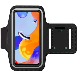 SmartFitness Xiaomi Redmi Note 11S Handy Sport Armband, Smartphone Sportarmband, Schwarz