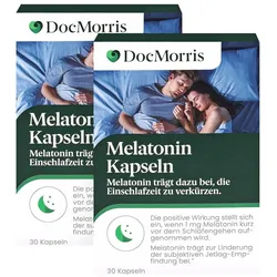 DocMorris Melatonin Kapseln Doppelpack 2X30 St
