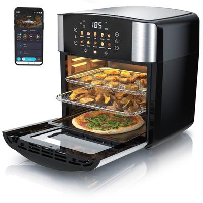Arendo Heißluftfritteuse WLAN Multifunktionsofen 16L, Backofen, Grill, Dörrautomat, Air Fryer, 1800 W