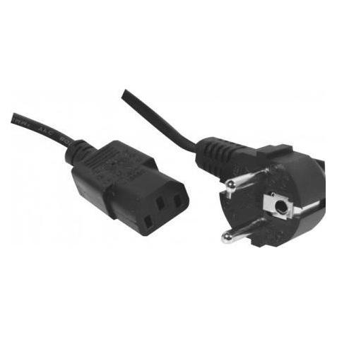 Exertis Connect Netzanschlusskabel, IEC C13, schwarz, 2,5m (2.50 m) (EXC808020)