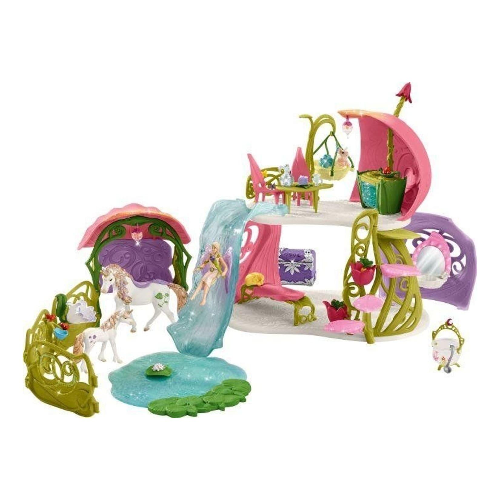 Schleich Glitzerndes Blütenhaus mit Einhörnern