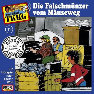 TKKG - Folge 11: Die Falschmünzer vom Mäuseweg - H.G. Francis, Audio, 4064066629854