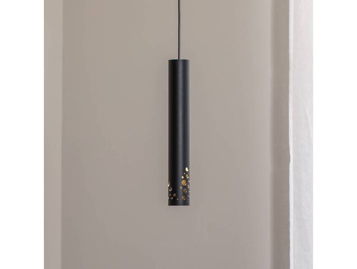 Hängeleuchte Tibia Luminex, dimmbar, schwarz, für Wohn- / Esszimmer, Metall