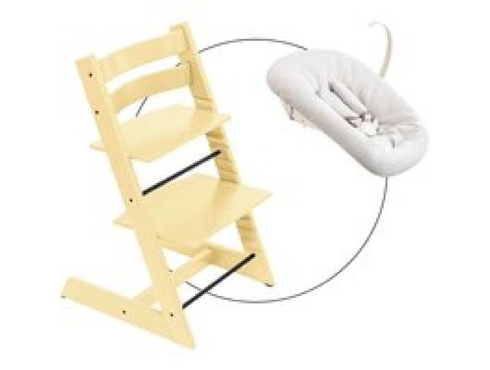 Bundle Treppenhochstuhl inklusive Newbornset Vanilla White
