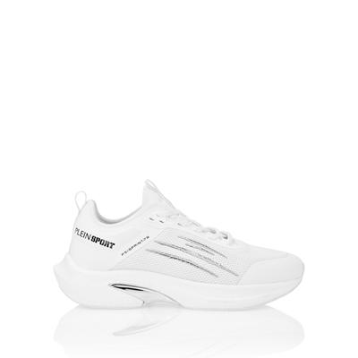 Sneaker PLEIN SPORT "Running-Sneaker", Damen, Gr. 45, Normalschaft, weiß (01, weiß), Schuhe Sneaker