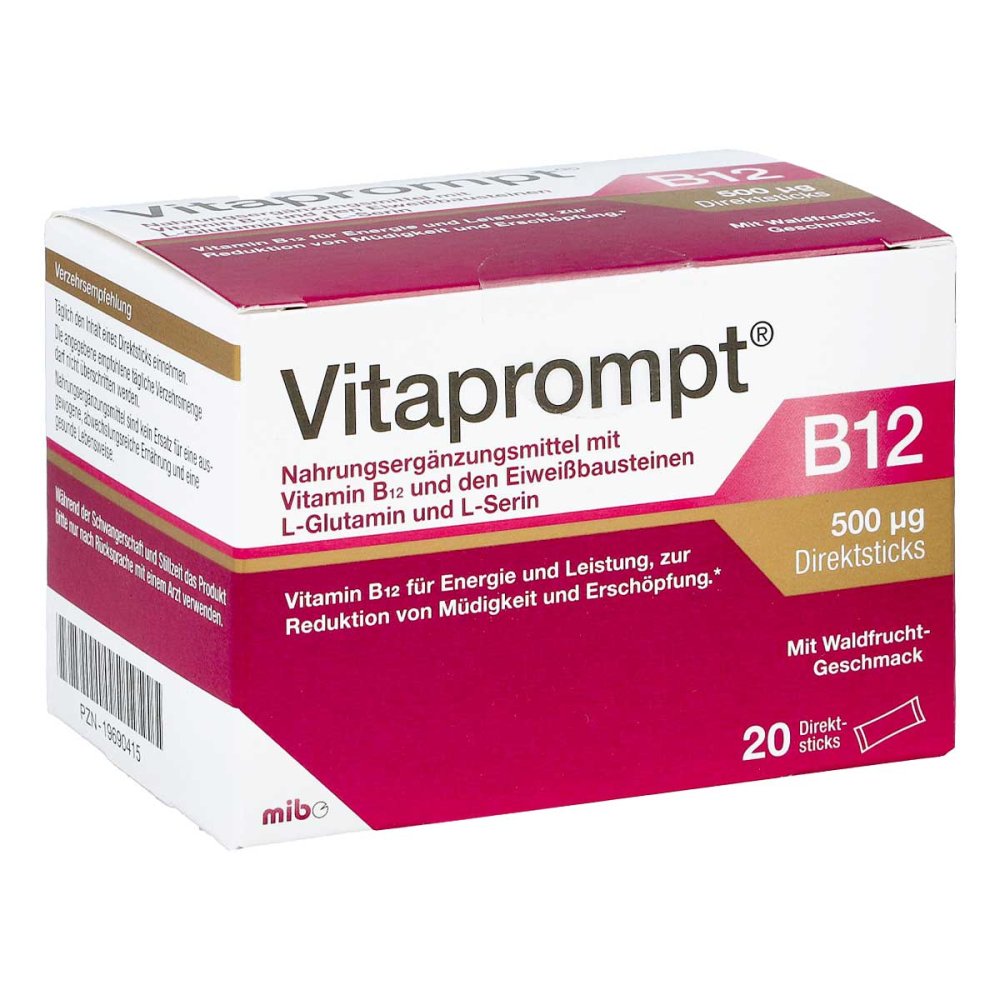 MIBE GmbH Arzneimittel Vitaprompt B12 500 Μg Direktsticks 19690415