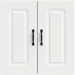 vidaXL, Regal, Qusonville (1x Hängeschrank (2 Türen) 60 cm breit 60 cm hoch) (60 x 31 x 60 cm)