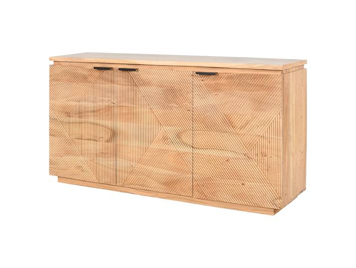 Massives Sideboard Shujun 150 x 80 x 45cm Braun