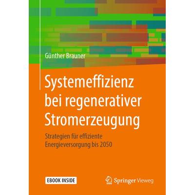 Systemeffizienz bei regenerativer Stromerzeugung, Set von Günther Brauner, Springer Fachmedien Wiesbaden GmbH, 978-3-658-24853-6