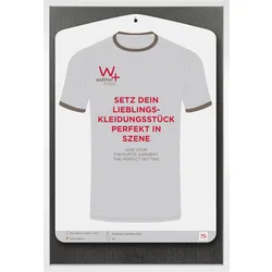Walther Trikotrahmen 60x90cm Stockholm Holz Grau