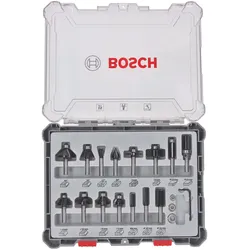 BOSCH Fräser-Set Mixed Set 15-teilig