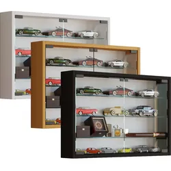VCM Glasvitrine hängend   Vitrine Glas mit ESG-Sicherheitsglas   Maße ca H. 40 x B. 60 x T. 10 cm   Hängevitrine Glas   Modern und platzsparend   Glas Vitrinenschrank - Mandosa M