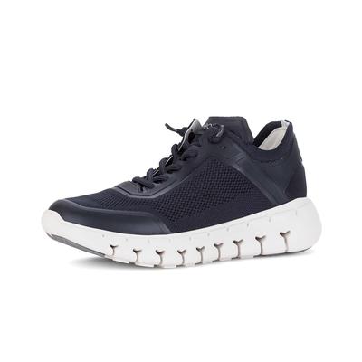 Sneaker GABOR "Sneaker low", Damen, Gr. 40,5, blau, Schuhe Sneaker