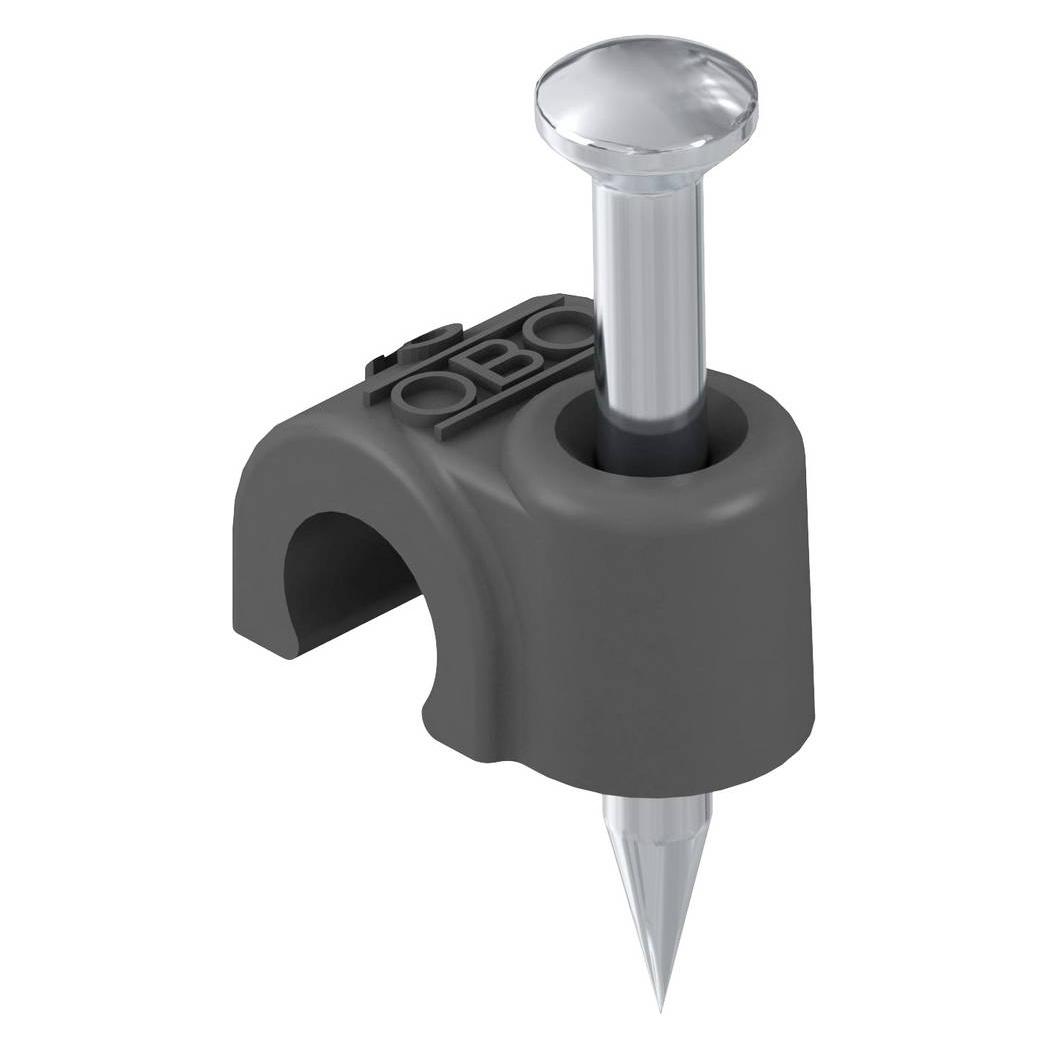 OBO Bettermann OBO ISO-Nagel-Clip 12mm L35 tief-sw 2012 35 S (2232316)