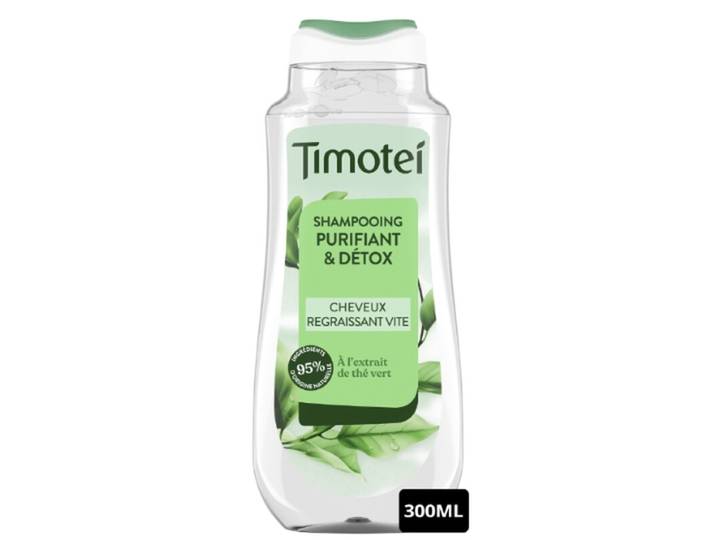 Timotei Shampooing Purifiant &amp; Détox Cheveux Gras Thé Vert &amp; Noix de Coco 300 ml
