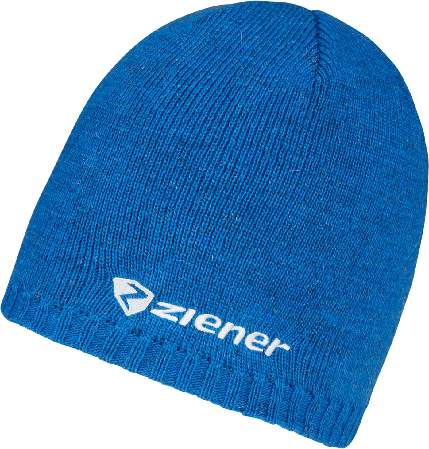 Strickmütze ZIENER "IRUNO-Z UNISEX", blau (persian blau), Materialmix, Mützen Strickmütze, Futter aus Schoeller Polycolon für Feuchtigkeitstransport und Wärme persian blau Einheitsgröße