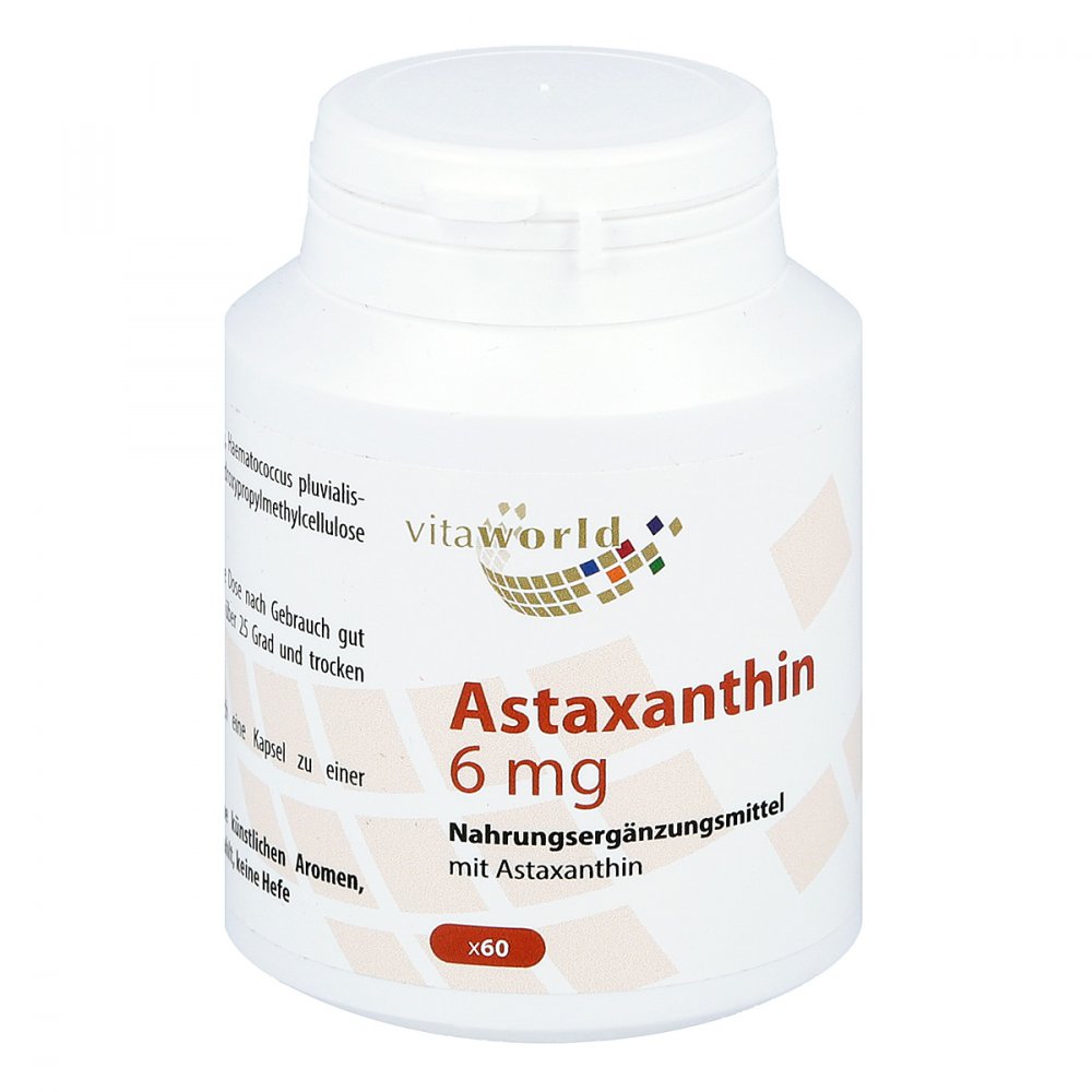 Vita World GmbH Astaxanthin 6 mg Kapseln 09719247