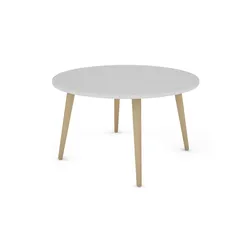 by Living Couchtisch  Lasse , weiß , Maße (cm): B: 80 H: 46