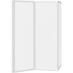 vidaXL, Duschkabine + Duschwand, Valonor (Mattiert) (117 cm, 120 cm, 117 cm)