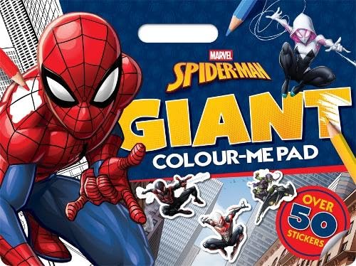 Autumn Publishing Marvel Spider-Man: Giant Colour-Me Pad   Superhero Colouring & Activity Book for Kids