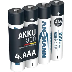ANSMANN Akkus Micro AAA 1.2 V
