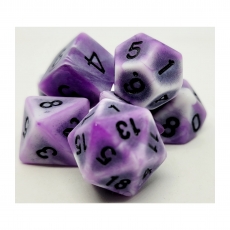Dice4friends Würfelset Antique - Ancient Purple Rock (7) 284088