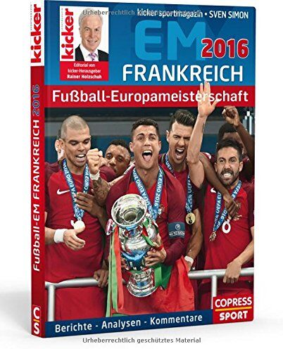 Kicker Sportmagazin - Fußball-Europameisterschaft Frankreich 2016 - Preis vom 09.10.2026 07:28:09 h