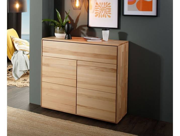 Kommode 100x91cm 'Messina' Kernbuche massiv AV