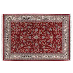 THEKO Teppich Benares Isfahan red 140 x 200 cm