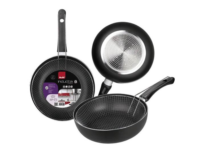 Ibili Inducta 26 Cm Friteuse Aluminium Argenté