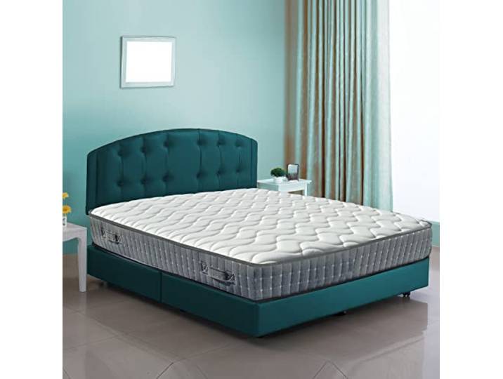 Matratze 25 cm hoch, abziehbar, Mikro-Taschenfederkern mit 7 verschiedenen Zonen und Memory-Schaum mit hypoallergenem Stoff, Star – Einzelmatratze 110 x 190 cm