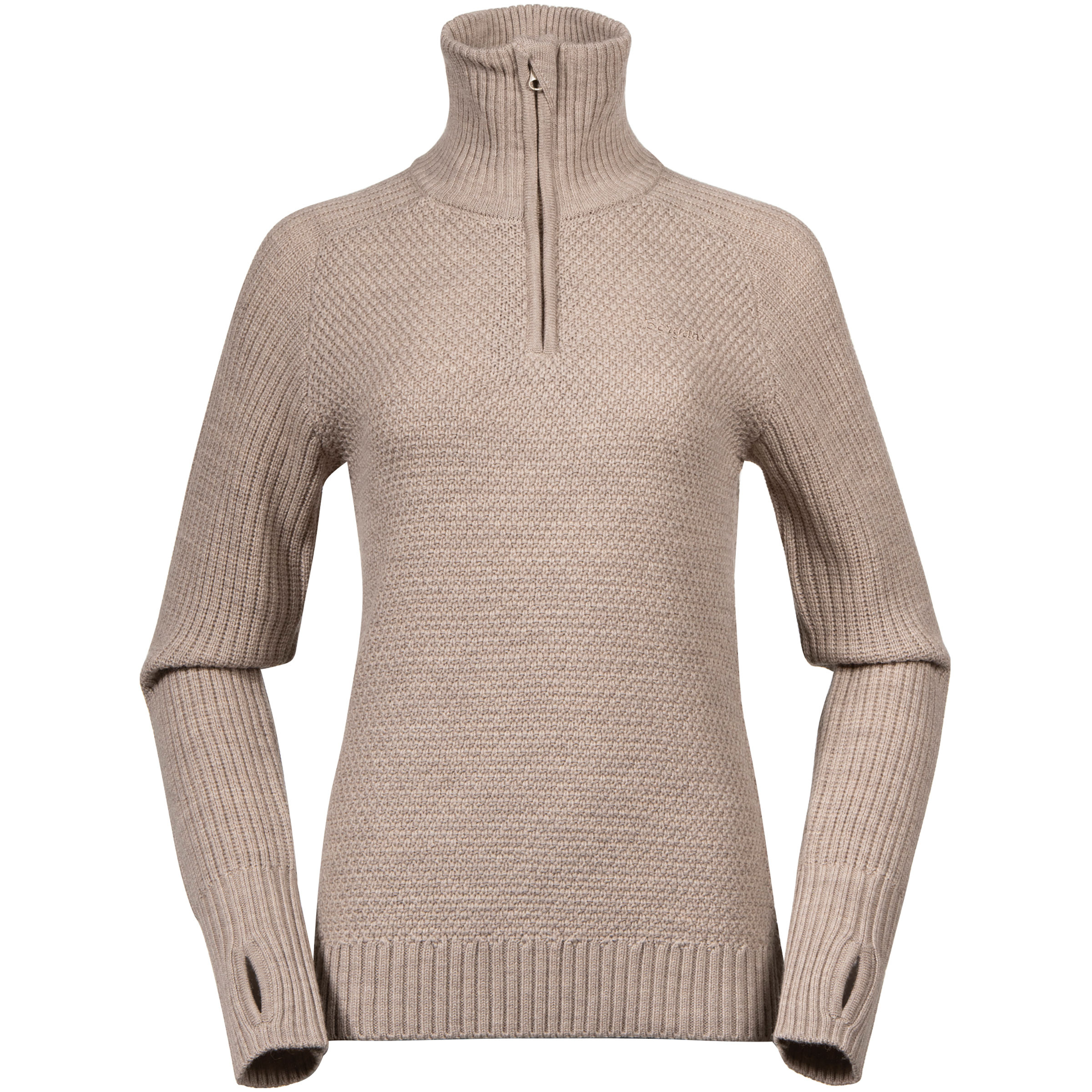 Bergans Ulriken Damen Pullover beige Größe XL Trekking Schnell trocknend Merinowolle