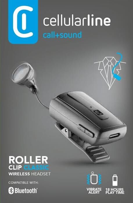 Cellular Line Btclipardp Auricolari Bluetooth-nero