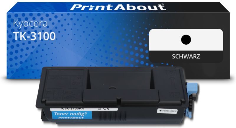 PrintAbout Toner kompatibel mit Kyocera TK-3100 - Schwarz