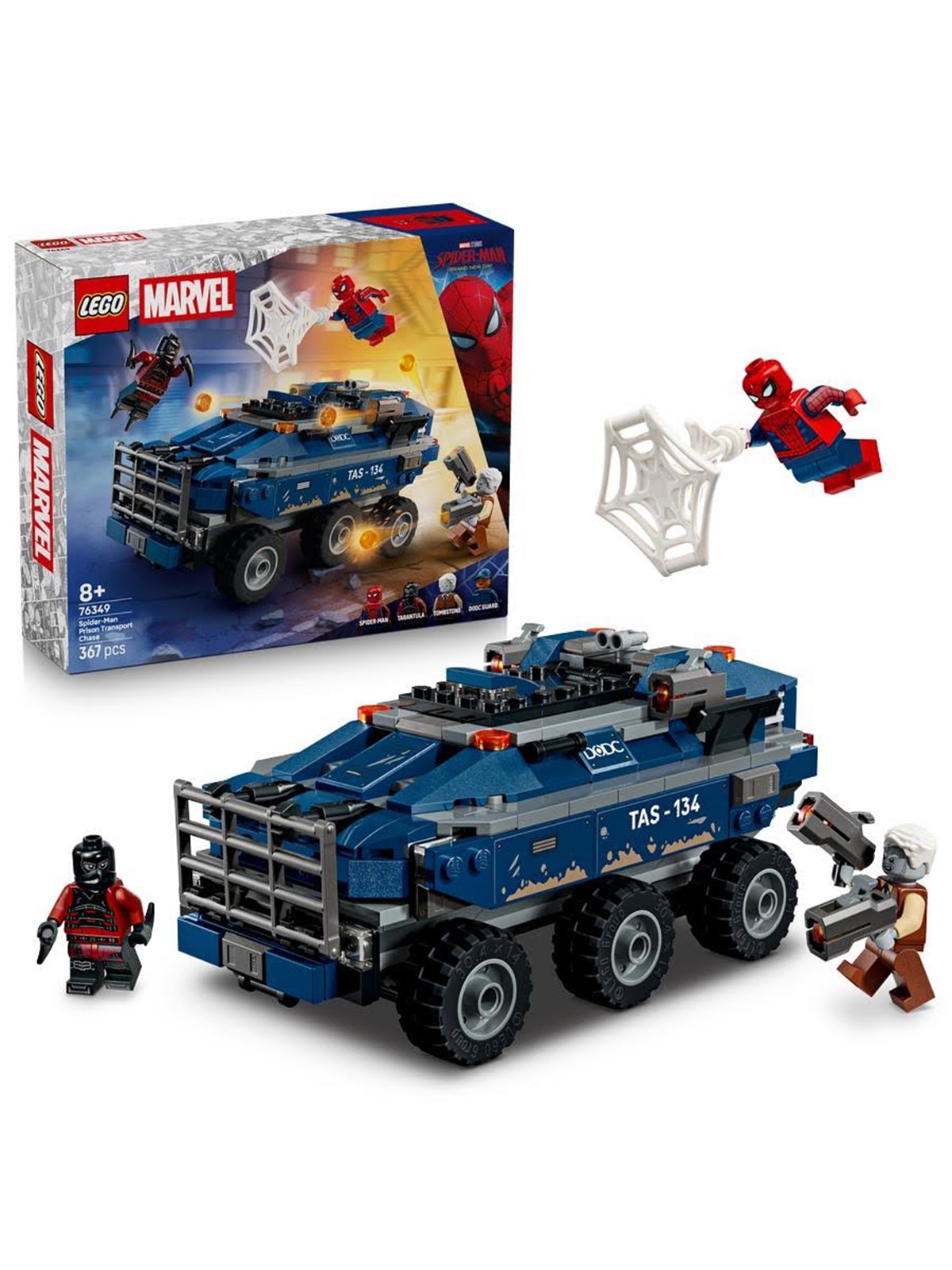 LEGO Marvel 76349 Spider-Man Jagt den Gefängnistransporter
