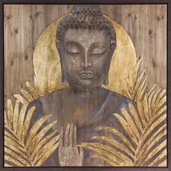 die Faktorei »Buddha« Wandbild auf Holz