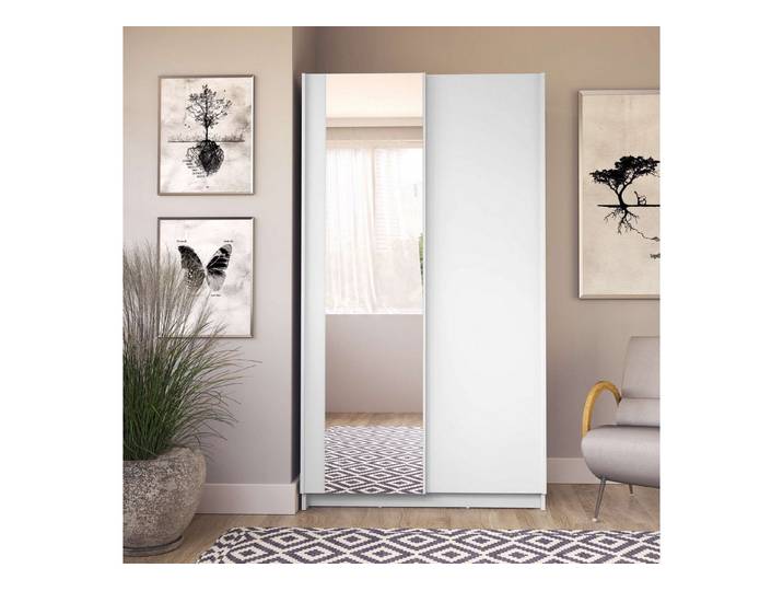 Home affaire Kleiderschrank Hildreth, Wäscheschrank, Schwebetüren, Versand nur 4,95?! mit Spiegel, FSC®-zertifizierter Holzwerkstoff, in 3 Breiten