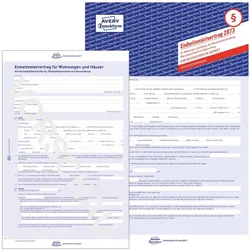 Avery, Formular, Einheitsmietvertrag