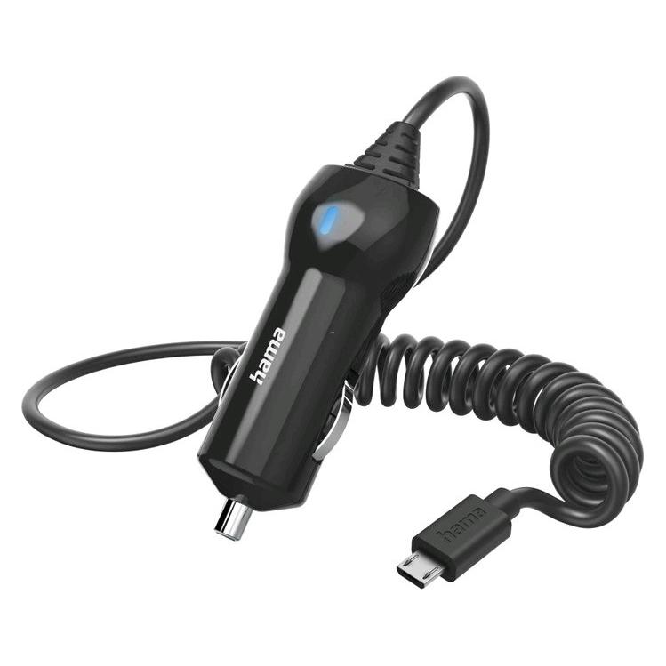 Hama Kfz-Ladegerät, Micro-USB, 6 Watt, Schwarz (00201608)