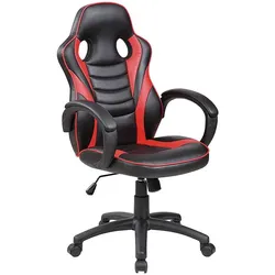 ROCADA Gamingstuhl STUDENT rot schwarz