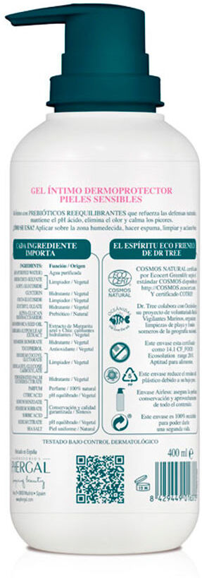 Dr. Tree Dermoprotector Pieles Sensibles gel íntimo 200 ml