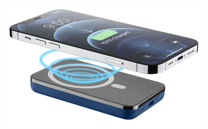 Cellular Line Power Bank Pbmagsfcol5000wirb-blu