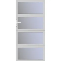 Alpha Tore Industrietor Sektionaltor Nebentüre ALU 60, vollverglast, bis 1500 mm Breite