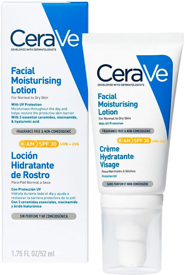 Cerave Lotion Hydratante visage SPF30 52 ml