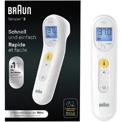 BRAUN No touch Thermometer Sensian 3 BNT050WE, gelb