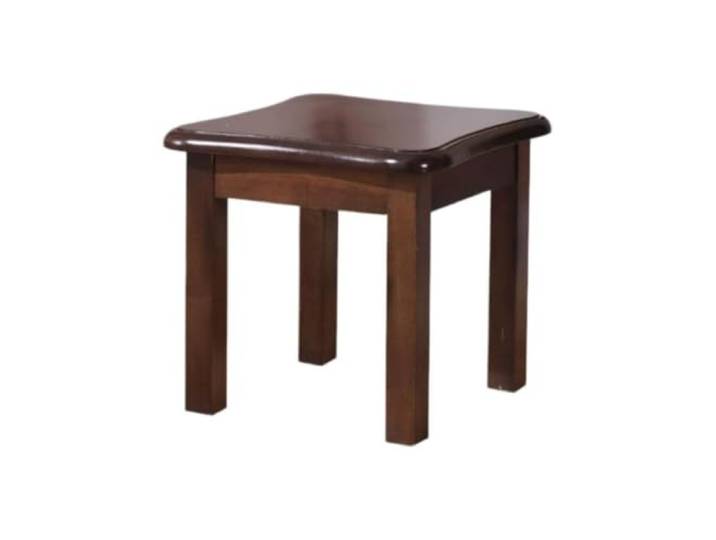 Luercher Schuhwechselhocker mit rutschfesten Fußpolstern Niedrige Holzhocker, moderner Fußhocker for Wohnzimmer, Schlafzimmer, Eingangsbereich