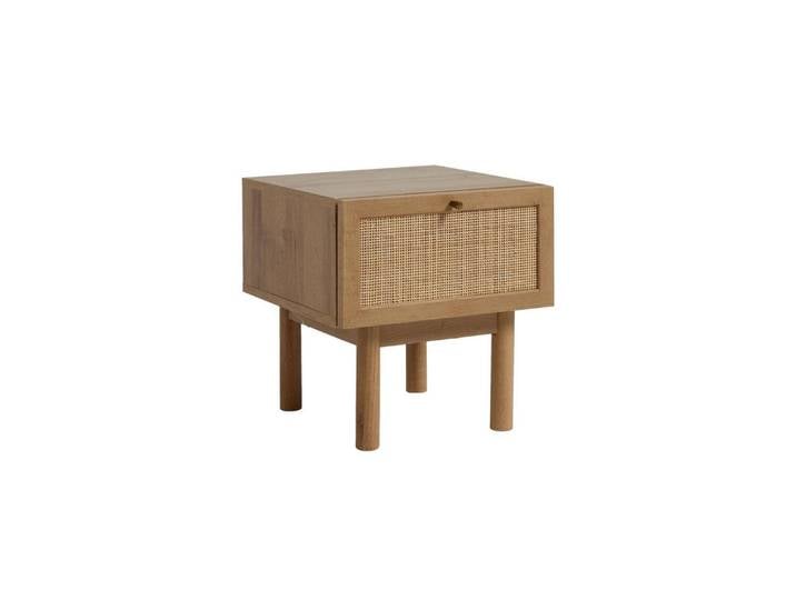 MADE Nachtkommode MADE.COM Pavia Nachttisch aus Rattan (1 St)