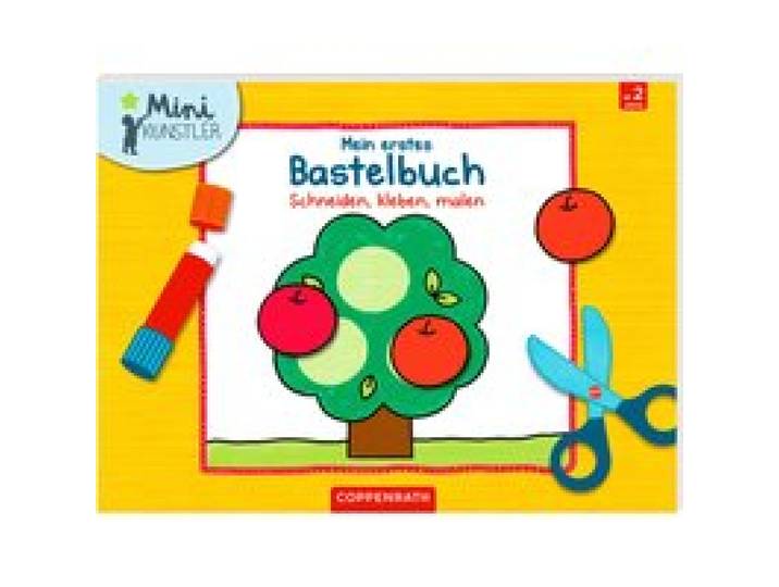 Kreativbuch Mein erstes Bastelbuch Schneiden, kleben malen Mini Künstler
